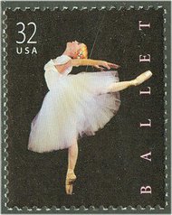3237 32c Ballet F-VF Mint NH 3237nh