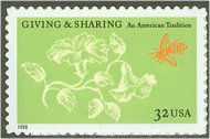 3243 32c Giving and Sharing F-VF Mint NH 3243nh