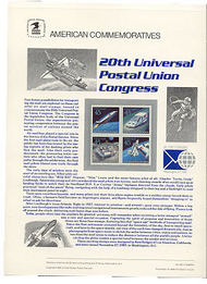 C122-25 45c UPS-Future Mail USPS Cat. 342 Commemorative Panel cp342