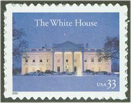 3445 33c White House Full Sheet Mint NH 3445s_mnh