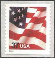 3632C 37c Flag Coil 2004 Mint NH 3632Cnh