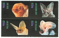 3661-4 37c American Bats Full Sheet 3661-4sh