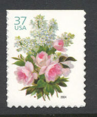 3836 37c Garden Blossom F-VF Mint NH 3836nh