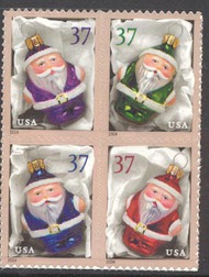 3883-6 37c Ornaments Full Sheet 3883-6sh