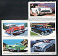 3931-5 37c Sporty Cars F-VF Mint NH Set of 5 Singles 3931-5sgl