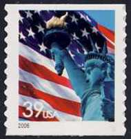 3982 39c Liberty  flag Coil Die Cut 10.25 F-VF Mint NH 3982nh