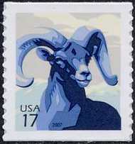 4140 17c Bighorn Sheep Coil SSP F-VF Mint NH 4140nh
