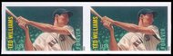 4694 i Forever Ted Williams Imperf pair 4694is