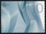 4720 10 Waves of Color - Gray Blue Mint NH Single 4720nh