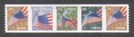 4766-69 Forever Flag For All Seasons AVR Mint NH PNC of 5 4766pnc