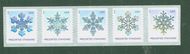 4808-12 (10c) Snowflakes Presort Coil Strip of 5 4808-12attm
