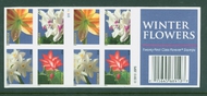 4865ai Forever Winter Flowers Mint NH Imperf Double Sided Booklet  4865ai
