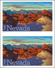 4907i Forever Nevada Statehood Mint NH Imperf Vertical Pair 4907ivp