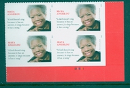 4979 Forever Maya Angelou Mint Plate Block 4979pb