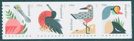 4995-98 (35c) Coastal Birds Coil Set of 4 Used Singles 4995-8u