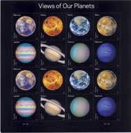 5069-76 Forever Views of Our Planets, Sheet of 16 5069-76sh