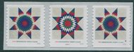 5098-99 (25c) Star Quilts, Presort First Class Coil PNC of 3 5098-9pnc3