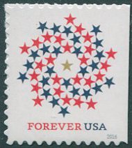 5131 Forever Patriotic Spiral Mint from Booklet 5131nh