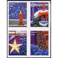 5145-48 Forever Holiday Window Views Block of 4 Mint 5145-8bl