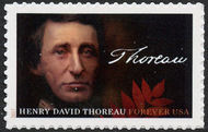 5202 Forever Henry David Thoreau Mint  Single 5202nh