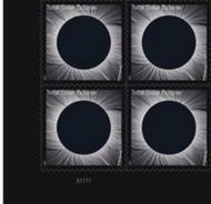 5211 Forever Total Eclipse Mint Plate Block of 4 5211pb