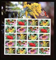 5228-32 Forever Protect Pollinators Mint Sheet of 20 5228-32sh