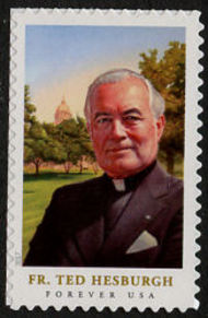 5241 Forever Stamp Father Theodore Hesburgh Mint 5241nh