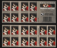 5331a Forever Madonna  Child Mint NH Booklet of 20 5331a