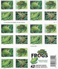 5395-98a Forever Frogs Mint Double Sided Booklet 5398a