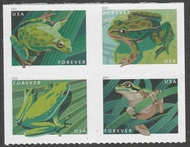 5395-98 Forever Frogs Mint Block of 4  5395-98blk