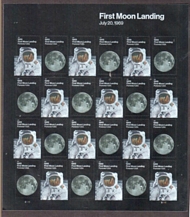 5399-5400 Forever 40th Moon Landing Anniversary Mint Sheet of 24 5399-5400sh