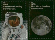 5399-5400 Forever 40th Moon Landing Anniversary Mint Pair 5399-5400pr