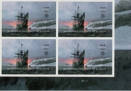 5524 Forever Mayflower in Plymouth Harbor Mint Plate Block of 4 5524pb