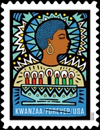 5531 Forever Kwanzaa Mint  Single 5531nh