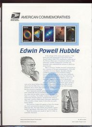 3384-8 33c Edwin Powell Hubble USPS Commemorative Pane 598 cp598