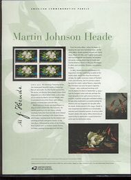 3872 37c Martin Johnson Heade Commemorative Panel CAT 718 19019