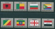 UNNY 1150-1157 1.15 2017 Flags Set of 8 Singles unny1150-7sg