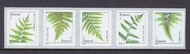 4874-78 Forever Ferns Coil Strip of 5 Mint NH 4874-48nh