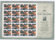 4921 War of 1812 Fort McHenry Mint NH Sheet of 20 4921sh
