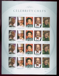 4922-26 Forever Celebrity Chefs Mint Sheet of 20 4922-6sh