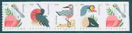 4995-98 (35c) Coastal Birds Mint PNC Coil Strip of 5 4998pnc