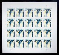 4989i 22c Emperor Penguins Mint Imperf Sheet of 20 4989ish