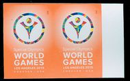 4986i Forever Special Olympics Games Mint Imperf Horizontal Pair 4986ihp