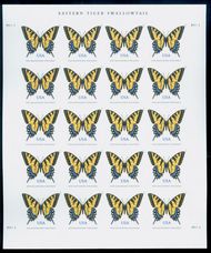 4999 71c Eastern Tiger Swallowtail Butterfly Mint Sheet of 20 4999sh