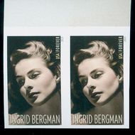 5012i Forever Ingrid Bergman Mint NH Imperf Horizontal Pair 5012ihp