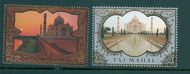 UNG 582-83 1.40, 1.90fr Heritage/India Inscription Blocks g582-3ib