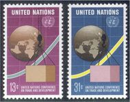 UNNY 274-75 13c-31c Trade  Devel.. UN New York Mint NH unny274