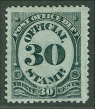 O 55 30c Post Office Official Stamp Unused Minor Defects o55ogmd