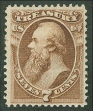 O 76 7c Treasury Official Stamp F-VF Unused o75og