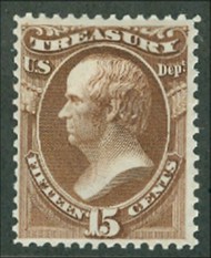 O 79 15c Treasury Official Stamp AVG-F Unused No Gum o79ngavg